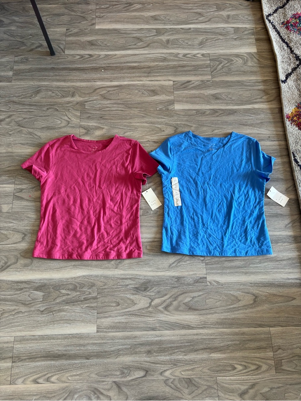 a new day Short-Sleeve Tees in Pink and Blue